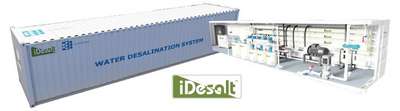 Fast RO Brackish water desalination containerized equipment