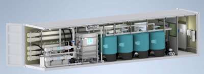 Fast RO C seawater desalination containerized equipment