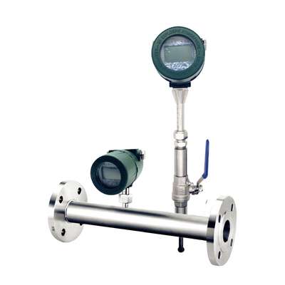 Thermal gas mass flow meter