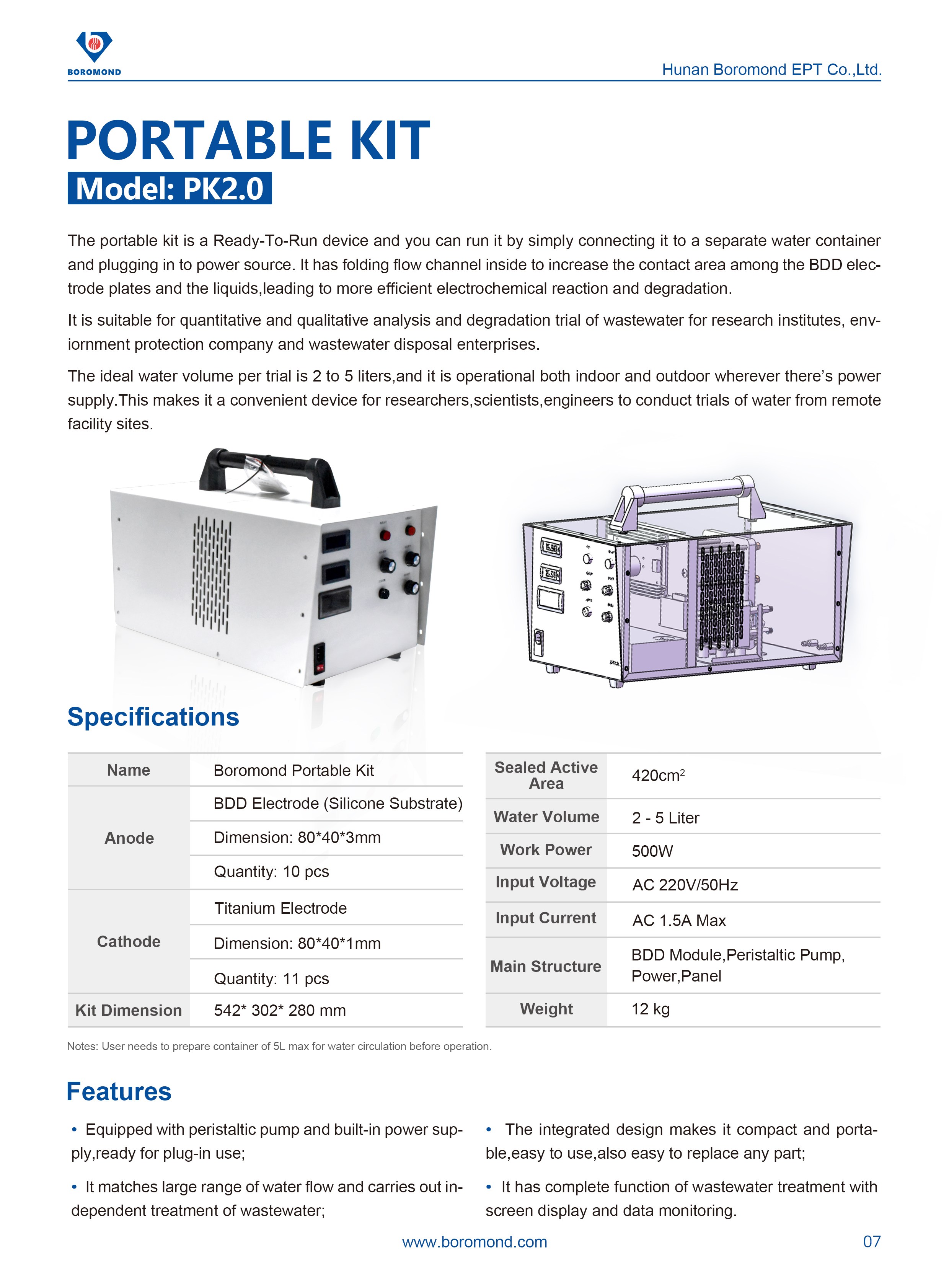 BDD Portable Kit for Lab Tests