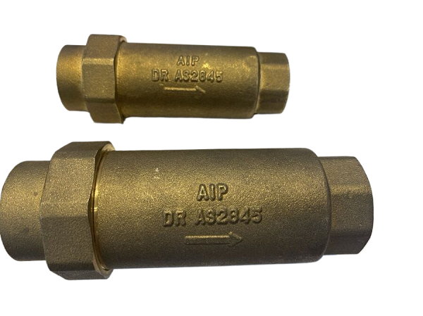 DZR brass dual check valve WATERMARK certificated