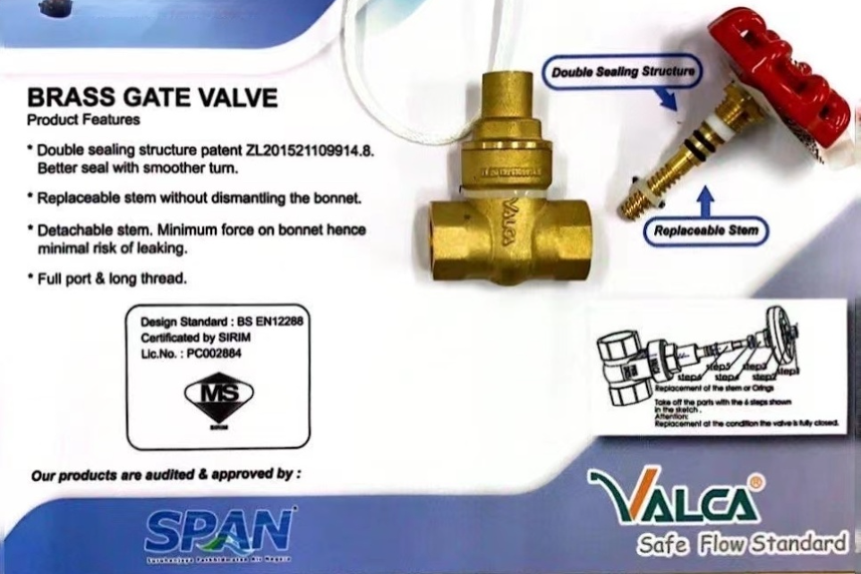 Gate valves with removable stem